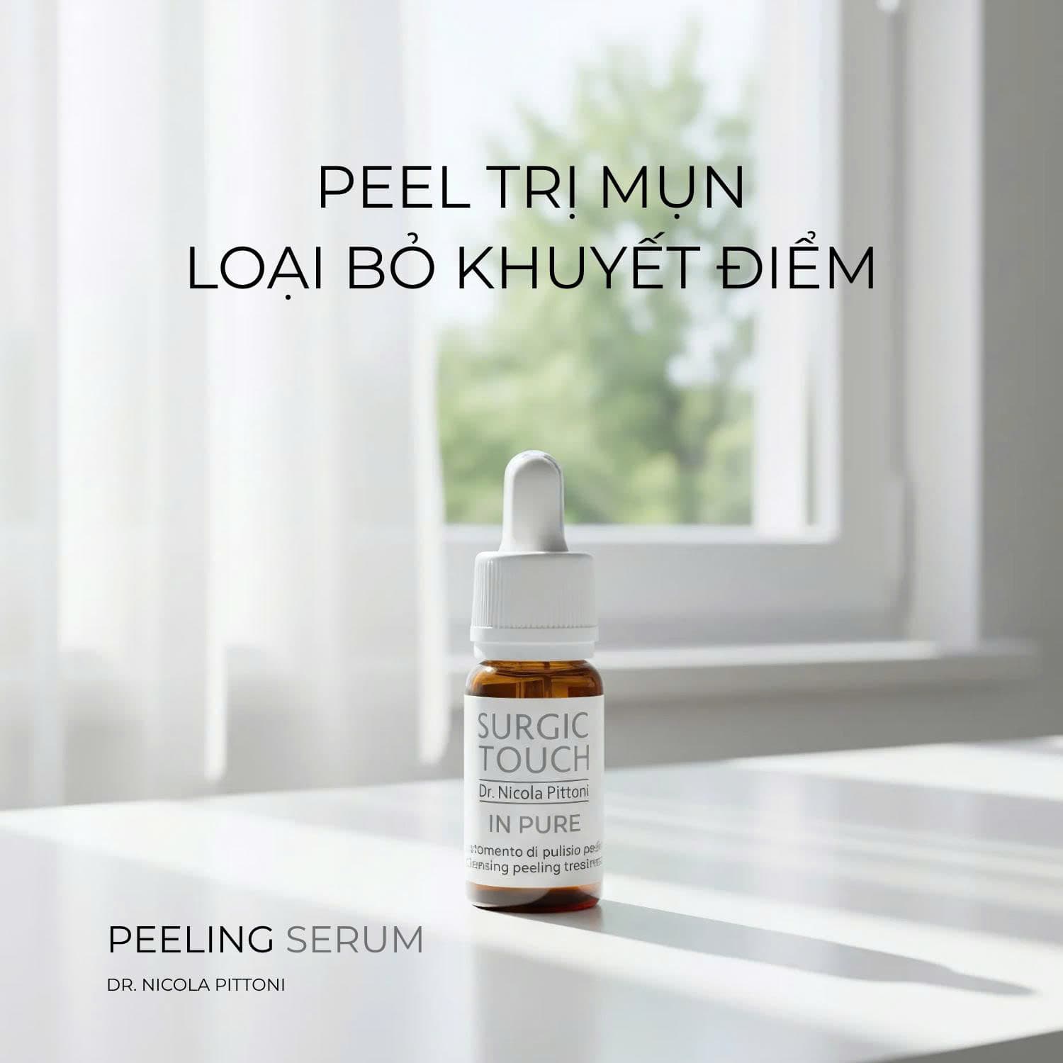 Peel mụn và loại bỏ khuyết điểm